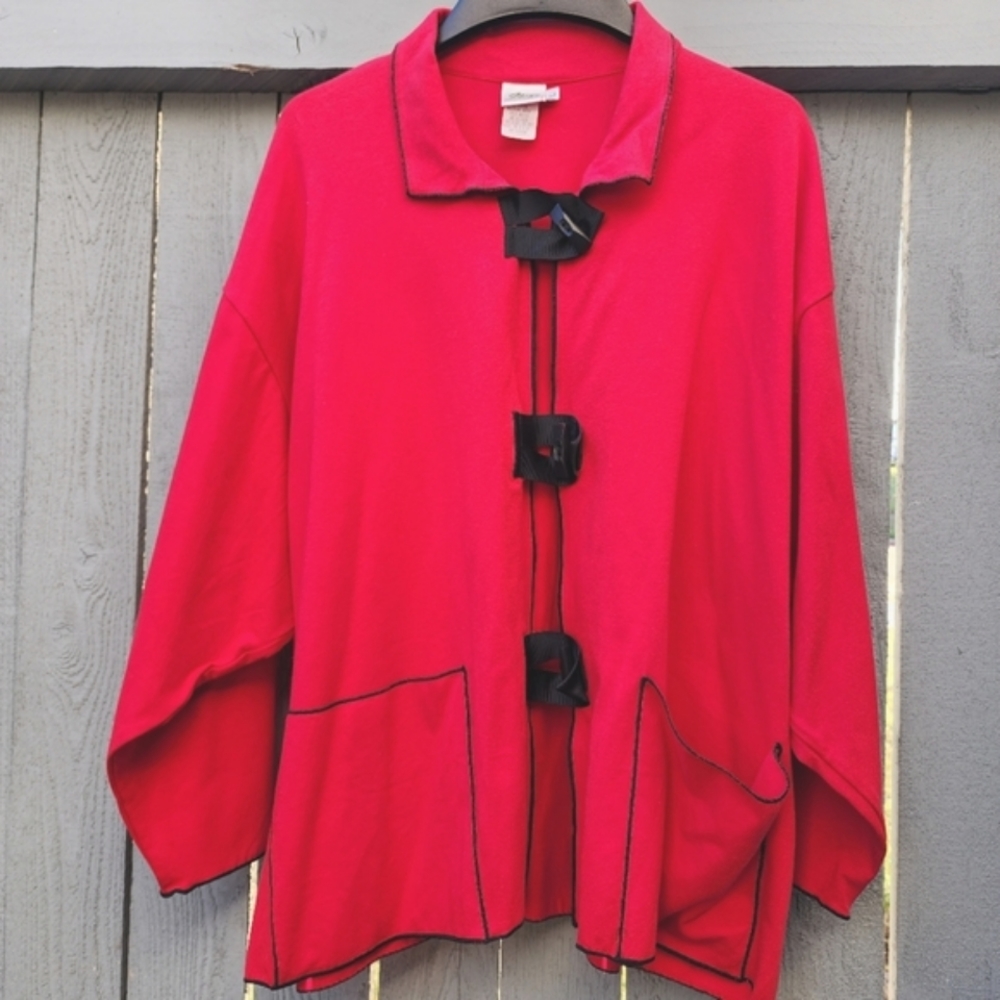 Norm Thompson Knit Jacket L